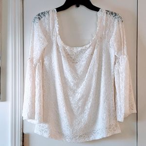 Red Haute Off the Shoulder Top